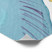 ブルーキャッツ&ブランチ最高のキャットママ ポスター (角)