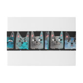 ブルーキャッツ 招待状ベリーバンド (裏面例)