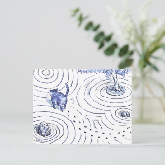 ブルーキャットゼンガーデン シーズンポストカード (スタンド正面)