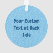 ブルーキャットバイオリンオーナメント オーナメント (裏面)