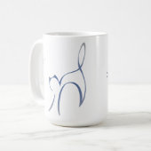 ブルーキャットマグ コーヒーマグカップ (正面左)