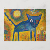 ブルーキャット ポストカード (正面)