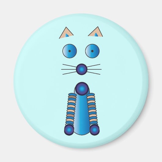 ブルーキャット マグネット (正面)