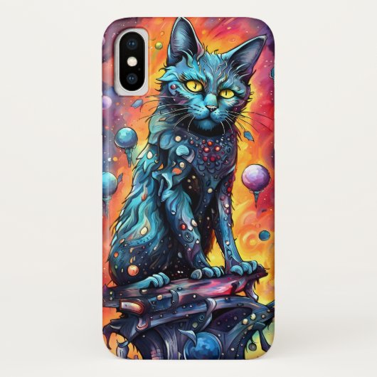 ブルーキャットI Case-Mate iPhoneケース (裏面)