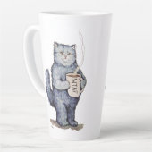 ブルーキャットWTAFマグ カフェラテマグ (左アングル)