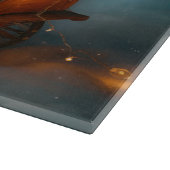 ブルーキャッロシアのトスノースイクリスマスデコール カッティングボード (角)