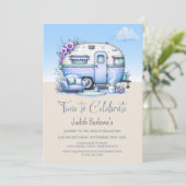 ブルーキャラバンリタイアメントパーティー 招待状 (スタンド正面)