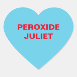 ブルーキャンディハート ハートシール