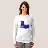 ブルーキャンドルクリスマス Tシャツ (正面フル)