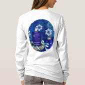ブルーキャンドルクリスマス Tシャツ (裏面)