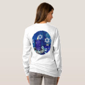 ブルーキャンドルクリスマス Tシャツ (裏面フル)