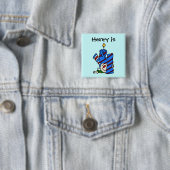 ブルーキャンドルピエロ4thバースデーボタン 缶バッジ (インサイチュ)