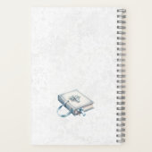 ブルーキャンドルファーストホリーコミュニオンゲストブック ノートブック (裏面)