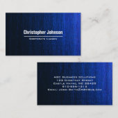 ブルーキャンバスモダンプロフェッショナル名刺 名刺 (正面/裏面)