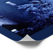 ブルーキャンパス建物 ポスター (角)