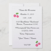 ブルーキュラカオカクテル招待状 招待状 (裏面)