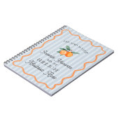 ブルーキューティー メインスクイーズ お気に入りの思い出 花嫁 ノートブック (左側)