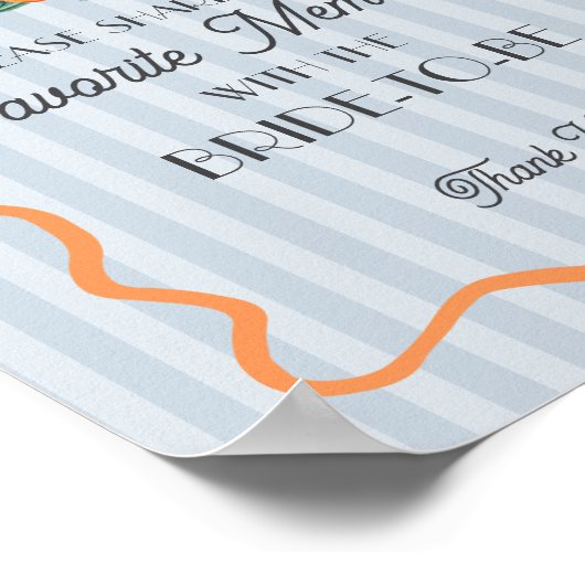 ブルーキューティー メインスクイーズ お気に入りの思い出 花嫁 ポスター (角)