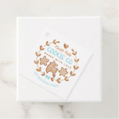 ブルーキュートなジンジャーブレッドクリスマスクッキー交換 フェイバータグ (インサイチュ)