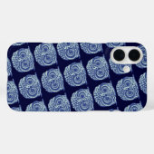 ブルーキュートフクロウ写真 Case-Mate iPhoneケース (裏面 (横))