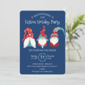 ブルーキュート格言クリスマスフェスティバルホリデーパーティー 招待状 (スタンド正面)