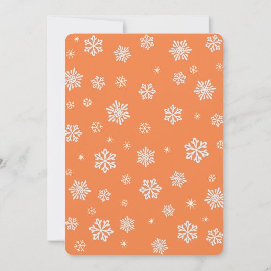 ブルーキュート格言クリスマスフェスティバルホリデーパーティー 招待状 (裏面)