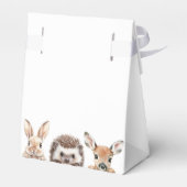 ブルーキュート水彩木版動物赤ちゃんシャワー フェイバーボックス (裏面サイド)