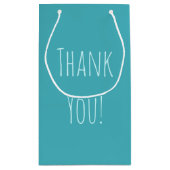 ブルーキュート猿男の赤ちゃん発表 スモールペーパーバッグ (裏面)