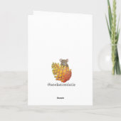 ブルーキューバビーハミングバードイラストレーション カード (裏面)