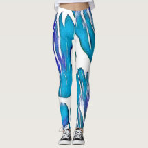 ブルーキリンアニマルプリント