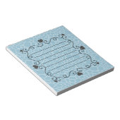 ブルーキリンプリント ノートパッド (アングル)