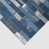 ブルーキルトデザインの切り離し、工芸品またはギフト 薄葉紙 (詳細)