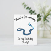 ブルーキングコブラ ハッピーバースデー サンキューカード (スタンド正面)
