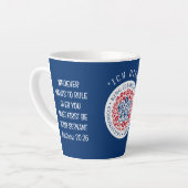 ブルーキング・チャールズ3世の戴冠式 カフェラテマグ (左アングル)