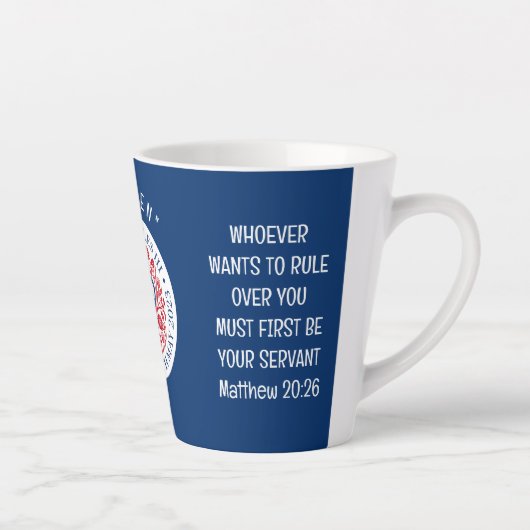 ブルーキング・チャールズ3世の戴冠式 カフェラテマグ (右)