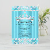 ブルーキンセアニェラ15thバースデーパーティティアラ2 招待状 (スタンド正面)