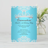 ブルーキンセアニェラ15thバースデーパーティティアラ3 招待状 (スタンド正面)