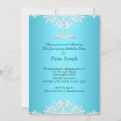 ブルーキンセアニェラ15thバースデーパーティティアラ3 招待状 (裏面)