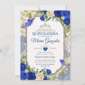 ブルーキンセアニラシルバークラウンバタフライ15アノス 招待状 (正面)