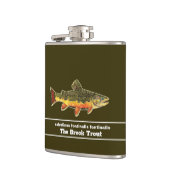 ブルーキーの釣りをする – ブルックマスの漁師 フラスク (左)