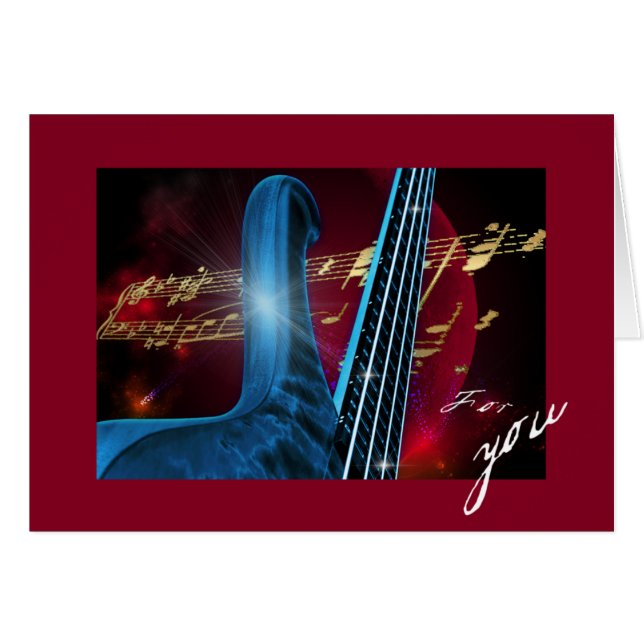 ブルーギター (正面横)