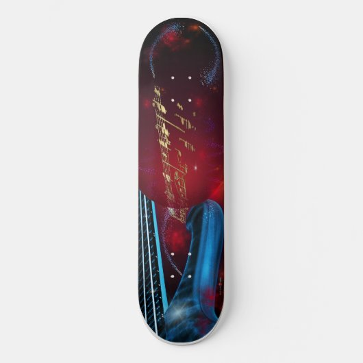 ブルーギター スケートボード (正面)