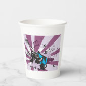 ブルーギター 紙コップ (正面)