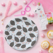 ブルーギニアヘンパターン ペーパープレート (パーティー)