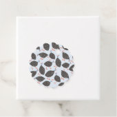 ブルーギニア鳥パターン フェイバータグ (インサイチュ)