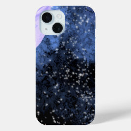 ブルーギャラクシーiPhoneケース | スペースエステティックカバー iPhone 15ケース