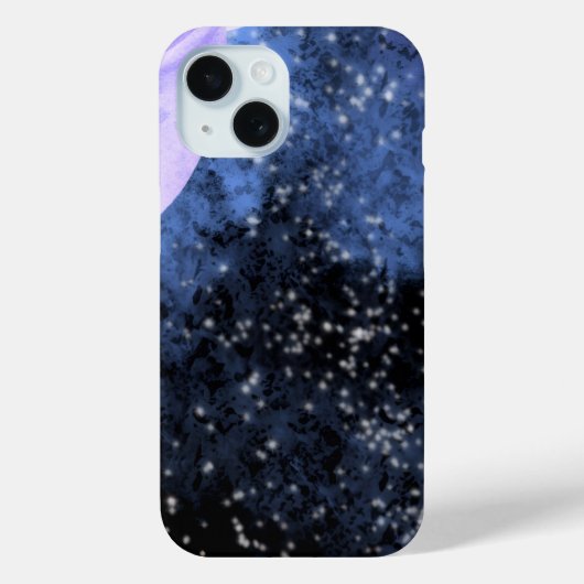 ブルーギャラクシーiPhoneケース | スペースエステティックカバー Case-Mate iPhoneケース (裏面)