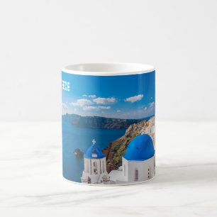 ブルーギリシャ コーヒーマグカップ