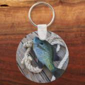 ブルーギルオン波止場 キーホルダー (正面)