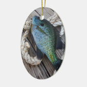 ブルーギルオン波止場 セラミックオーナメント (左)